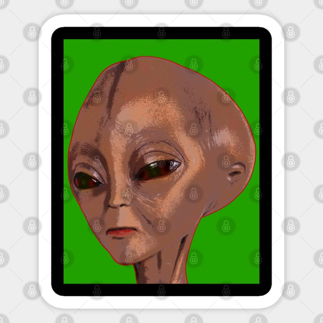 alien Sticker by oryan80